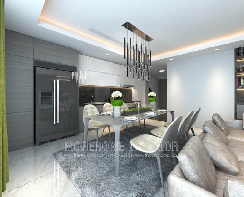 Bộ bàn ăn cao cấp với thiết kế độc đáo được yêu thích tại MoreHome